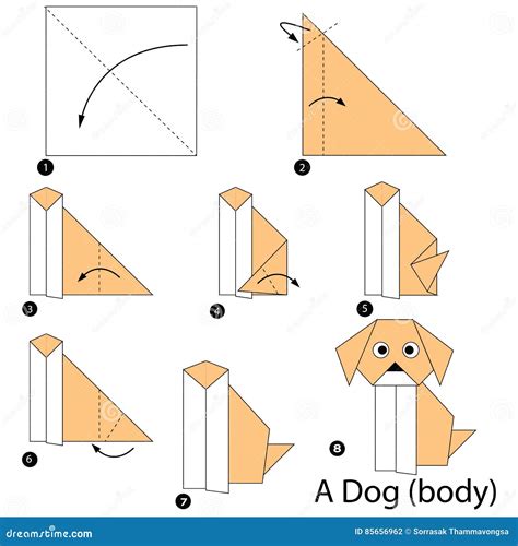 Origami Dog Step By Step