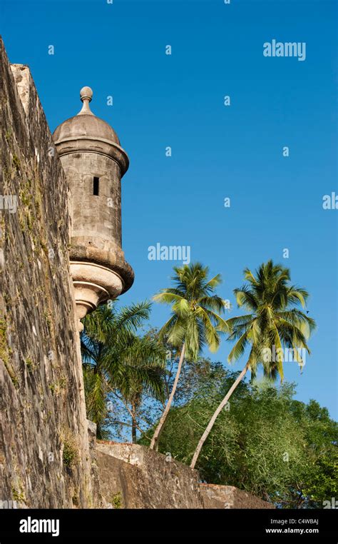 Old San Juan Puerto Rico Teil Der Festung El Morro Stockfotografie Alamy