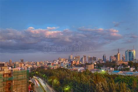 Nairobi Skyline Night Stock Photos Free Royalty Free Stock Photos