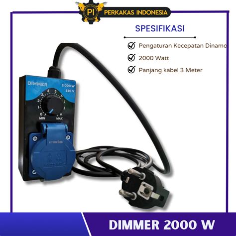 Jual Dimmer Watt Pengatur Kecepatan Puatarn Motor Mesin Mengatur