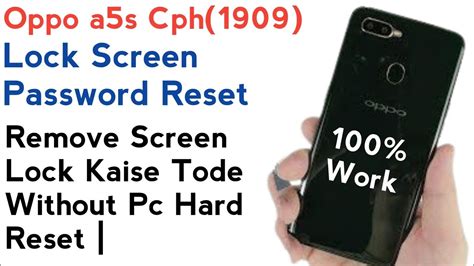 Oppo A S Lock Screen Password Reset Cph Remove Screen Lock Kaise