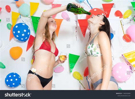 Sexy Hot Girl Wearing Bikini Dancing Stock Photo 1198260898 Shutterstock