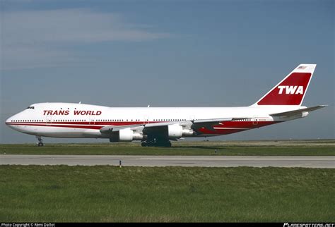 N53116 Trans World Airlines Twa Boeing 747 131 Photo By Rémi Dallot