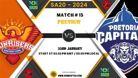 Sa Match Sunrisers Eastern Cape Vs Pretoria Capitals Match