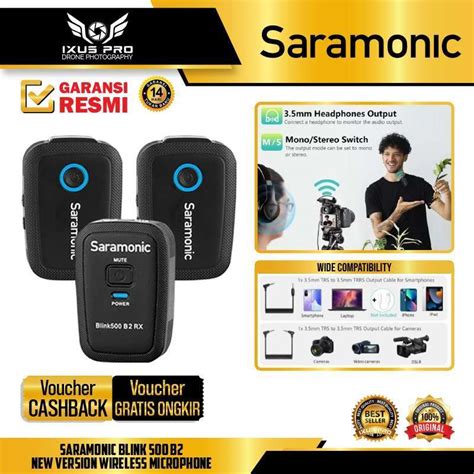 Promo Saramonic Blink 500 B2 New Version Wireless Microphone Blink500