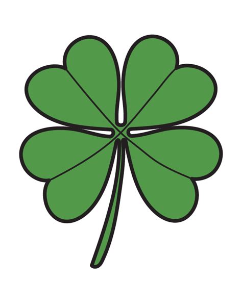 How to Draw a Four Leaf Clover