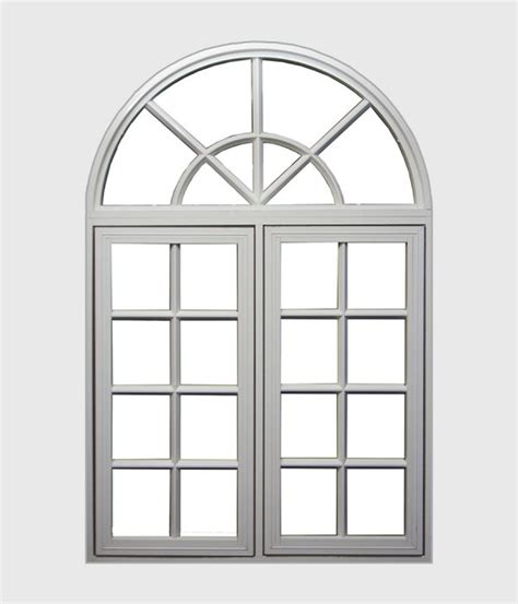 Aluminium Casement Window with Arch