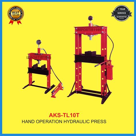 Jual Alat Pres Velg Hidrolik Hydraulic Shop Press Kapasitas Ton