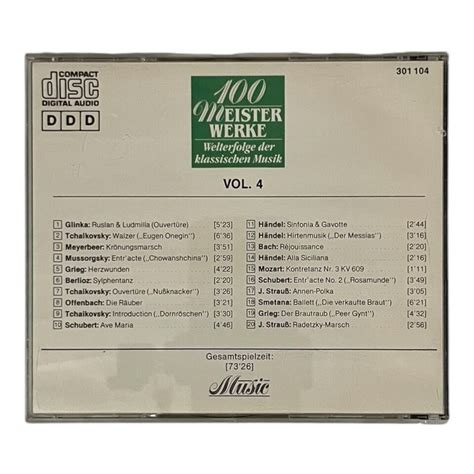 Meisterwerke Welterfolge Der Klassischen Musik Vol Cd Ebay