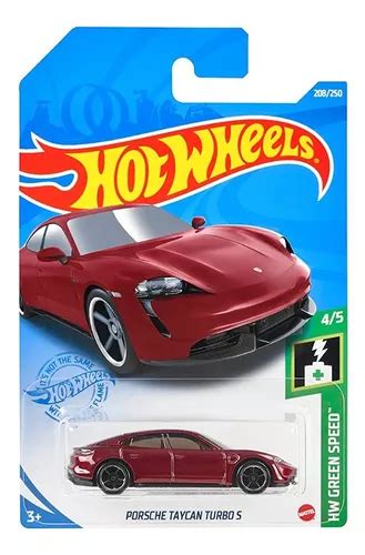 Hot Wheels Porsche Taycan Turbo S Rojo Green Speed Mercadolibre