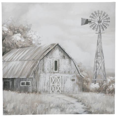 Barn Windmill Canvas Decor Hobby Lobby