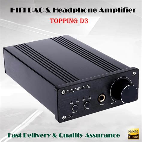 Topping D3 Mini Usb Dac Amp Hifi Headphone Amplifier Cs4398 Portable