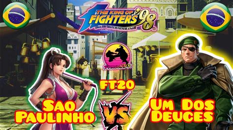 KOF 98Sao PaulinhoUm Dos Deuses FT20 Ranked Match YouTube