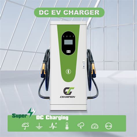 Hot Sale Kw Floor Mounted Double Gun Dc Fast Ev Charger For Electric