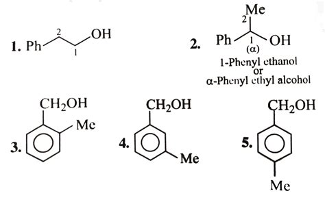 Give Various Functional Isomers Of Phenyl Ethanol And Give Their Iso