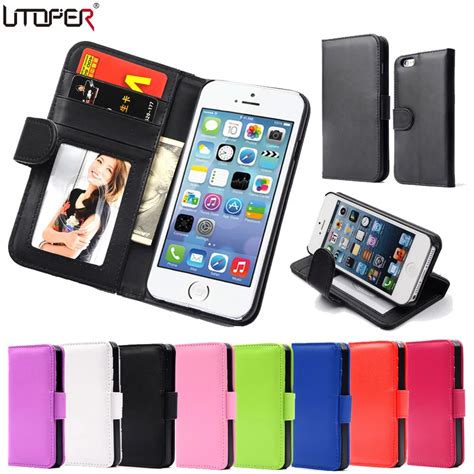 For iPhone 4 Bags Wallet PU Leather Case For Apple iPhone 4 4S 4G Magnetic Case Smart Flip Stand ...