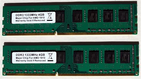 8 Gb Pc3 10666 Ddr3 1333 Ddr3 Sdram 1333 Mhz Ebay