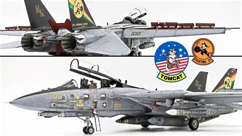 F 14D Super Tomcat 1 48 Scale Model Aircraft VF 31 YouTube