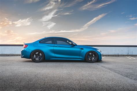 BMW M2 F87 Blue Rotiform WGR Wheel Front