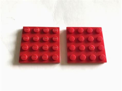 Lego Parts X Plates Red Part Lot Of Ebay