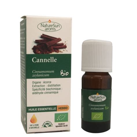 Huile essentielle Cannelle Bio 10ml Naturesun Arôms