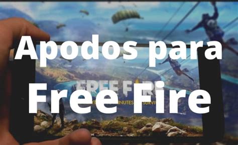 Apodos Para Free Fire Los Mejores Del