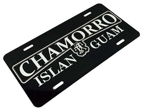 Chamorro Islan Guam License Plate - 6" x 12" | Gerard Aflague Collection