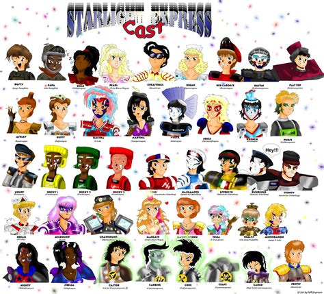 The cast of Starlight Express by maudie on DeviantArt