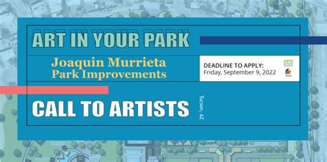 New Call To Artists Art In Your Park Joaquin Murrieta Park Arts