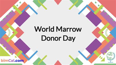 World Marrow Donor Day 2025