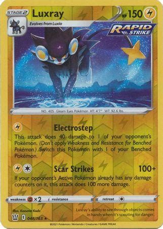 Luxray Reverse Holo Battle Styles Pokemongigant Nl