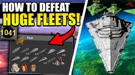 How To Defeat Massive Fleets In Empire At War Youtube