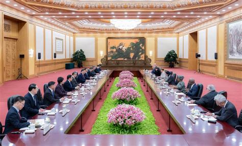 Xi Meets Heads Of Major International Economic Organizations Xinhua