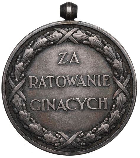 Ii Rp Medal Za Ratowanie Gin Cych Aukcja Internetowa Licytacja