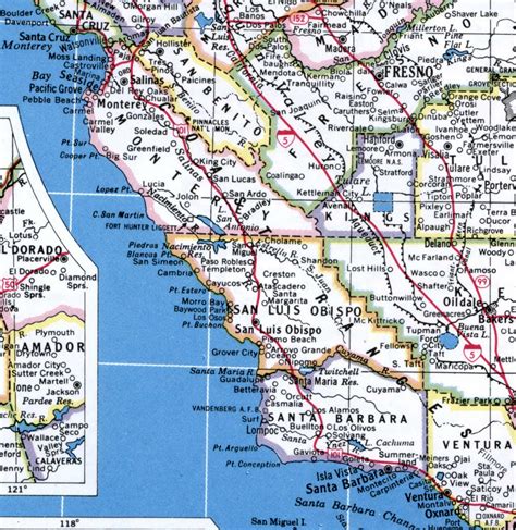 map of coast of california 11