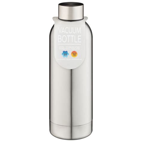 Double Wall Stainless Steel Vacuum Bottle Ml Silver B M