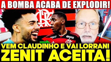 Plant O Urgente Flamengo Faz Loucura Acaba De Pipocar Zenit Aceita