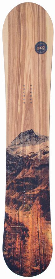 Good Boards Wooden Double Rocker Snowboard Freeride Mountain