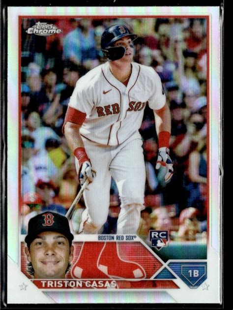 2023 Topps Chrome Refractor Triston Casas Rookie Worcester Red Sox Pd