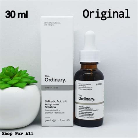 Jual The Ordinary Salicylic Acid 2 Anhydrous Solution 30ml 30 Ml Di