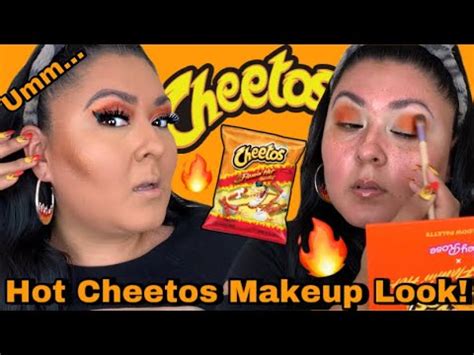 HOT CHEETOS MAKEUP LOOK USING AFFORDABLE MAKEUP YouTube