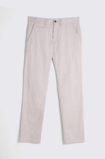 Tailored Fit Taupe Chinos