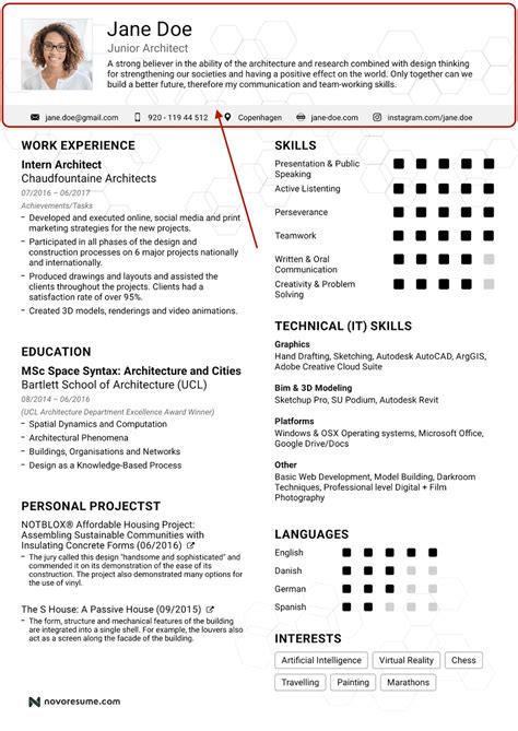 How to Create a Resume Header [5+ Examples]