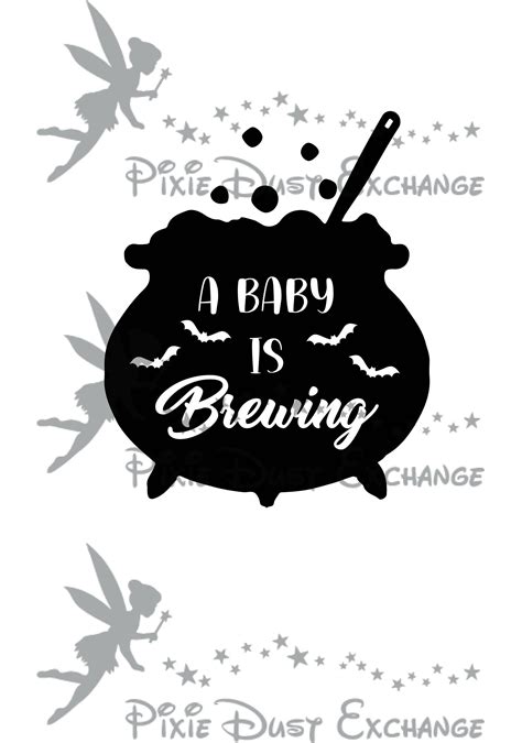 A Baby Is Brewing Baby Shower Halloween Maternity New Mom Etsy