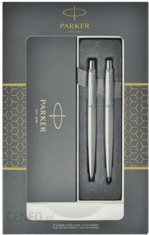 Parker Zestaw Jotter Core Stalowy Ct Długopis 1953170 Ołówek 1953381