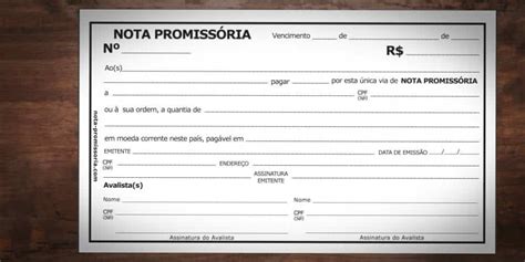 Tipos de Nota Promissória O Que É e Como Funciona