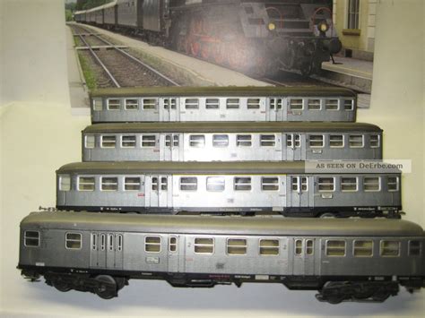 Konvolut 4 Alte MÄrklin Blech Nahverkehrswagen Silberlinge 50 60 70er