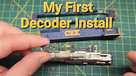 Tcs Dcc Decoder Install In An N Scale Kato Sd M Youtube