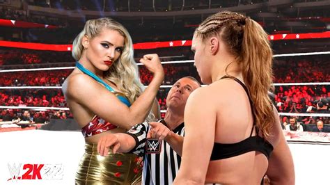 Ronda Rousey Vs Lacey Evans Youtube