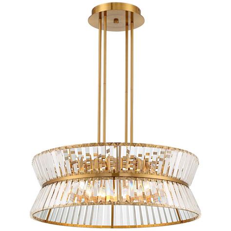 Melwick 28 Wide Soft Gold Crystal 12 Light Pendant 301p1 Lamps Plus